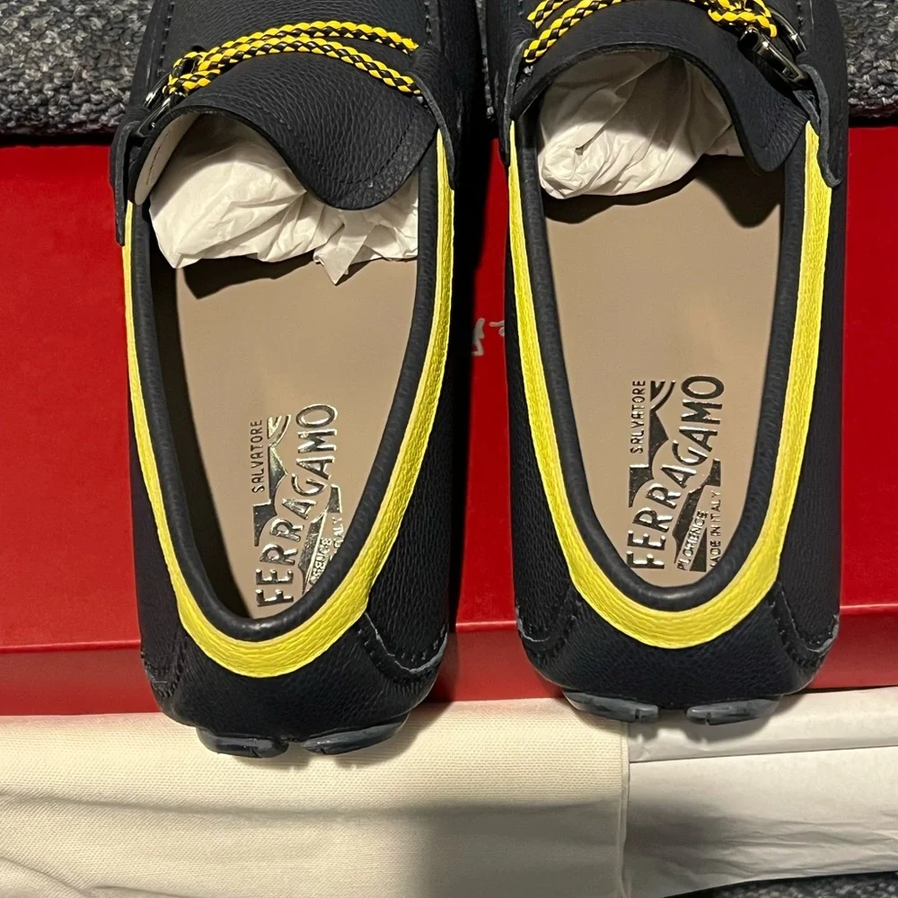 Salvatore Ferragamo Front 4 Brand New, never worn. Size 11 EE. Men’s - Picture 3 of 7